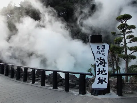 Beppu Jigoku Meguri: tour 7 hồ địa ngục màu lam đỏ, vé combo