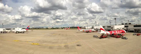 Sân bay Don Mueang (DMK) về trung tâm — tàu SRT, buýt A1